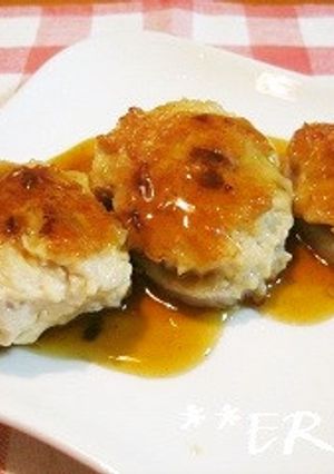 食べ応えあり！れんこんのつくね～♪♪-レシピのメイン写真