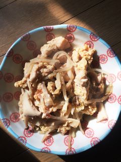 鶏むね★鶏肉ときのこの簡単卵とじ-レシピのメイン写真