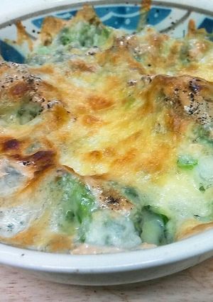 ブロッコリのWチーズ焼き-レシピのメイン写真