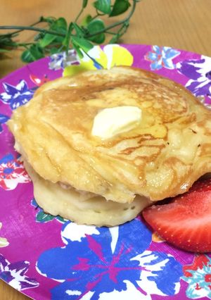 もちもち餅なポンデパンケーキ♡-レシピのメイン写真