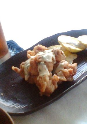 豚の竜田揚げ☆マヨネーズソースで-レシピのメイン写真