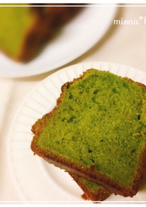 ふんわり♥抹茶のパウンドケーキ-レシピのメイン写真