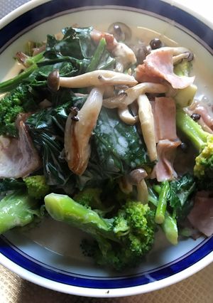 野菜とベーコンのクリーム和え-レシピのメイン写真