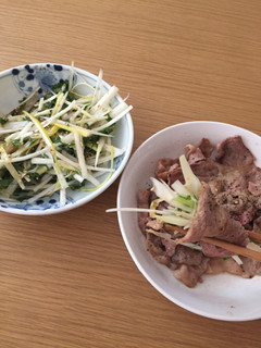 味付きネギを牛肉で巻く焼肉風を気軽に-レシピのメイン写真
