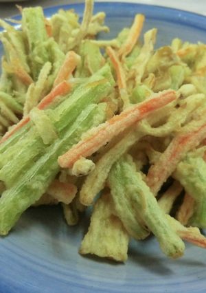 農家直伝 八尾若ごぼうのかき揚げ-レシピのメイン写真