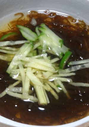 市販のもずく酢に☆ちょこっとプラス-レシピのメイン写真