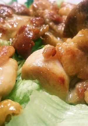 超簡単！鶏モモ肉の和風サラダ-レシピのメイン写真