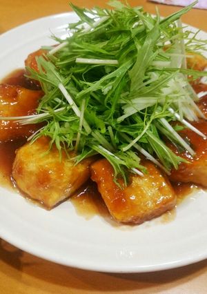話題入り！超節約・簡単！豆腐の甘辛マヨ煮-レシピのメイン写真