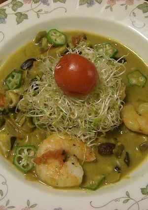 ●エビとトマトのココナツカレー●-レシピのメイン写真