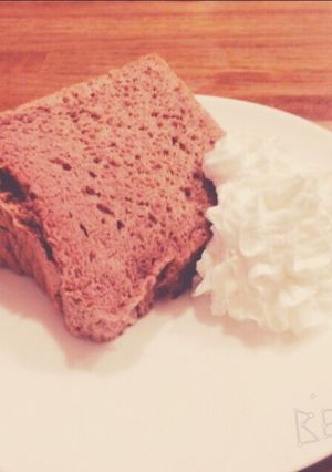 ☆バター不使用☆簡単シフォンケーキ-レシピのメイン写真