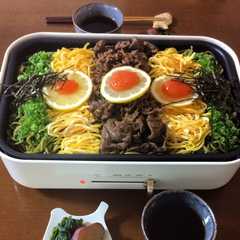 รูปของ ホットプレートで瓦そば