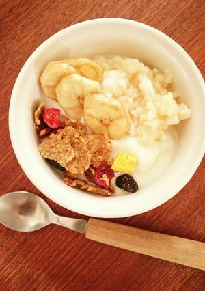 甘酒ドライフルーツたっぷりヨーグルト-レシピのメイン写真