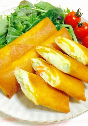 ポテトとチーズの春巻き♪-レシピのメイン写真