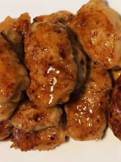 鶏つくねハンバーグ〜甘辛たれが決め手!-レシピのメイン写真
