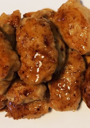 鶏つくねハンバーグ〜甘辛たれが決め手！-レシピのメイン写真