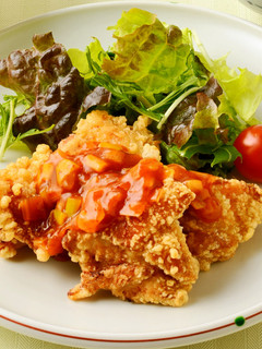 鶏肉のから揚げ チリソースかけ-レシピのメイン写真