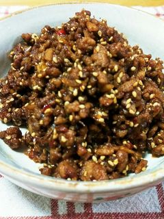 ピリ辛♪簡単美味しい肉味噌炒め♪-レシピのメイン写真