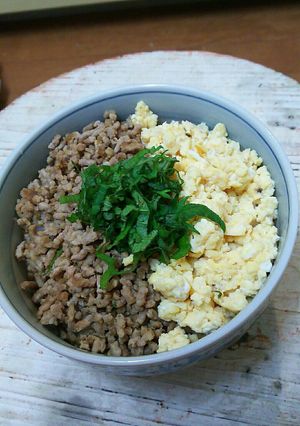 低カロリーなうれしいそぼろ丼-レシピのメイン写真