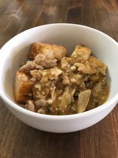 麻婆豆腐の素で♡超簡単かさまし厚揚げ♡-レシピのメイン写真