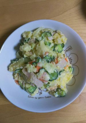 電子レンジでお手軽♥基本のポテトサラダ-レシピのメイン写真