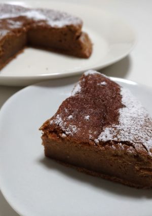 板チョコ1枚バター無しのふわしとケーキ-レシピのメイン写真