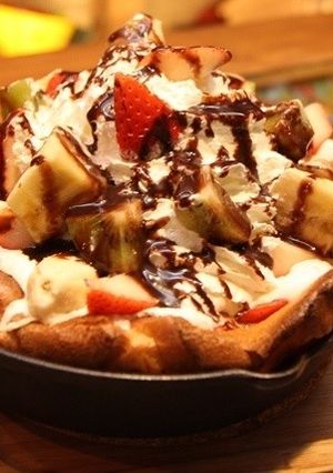 牛乳でサクフワ！ドイツ風のパンケーキ-レシピのメイン写真