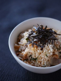 豚ニラキムチの炊き込みご飯-レシピのメイン写真