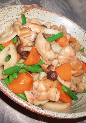 手軽に！鶏肉と野菜の照り煮-レシピのメイン写真