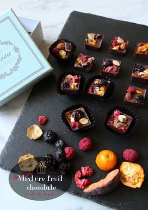 糖質オフ♪ミックスフルーツチョコ♪-レシピのメイン写真