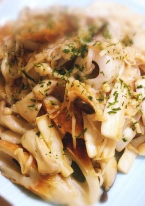 きのことちくわのバタポン炒め-レシピのメイン写真
