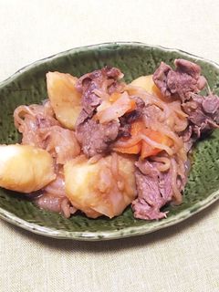ホーロー鍋で♡肉じゃが♡-レシピのメイン写真