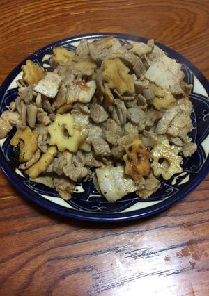 豚バラと竹輪麩のスタミナ炒め-レシピのメイン写真