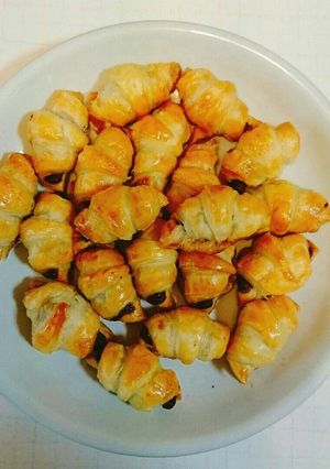 冷凍パイシートで簡単チョコクロワッサン♡-レシピのメイン写真