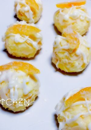 簡単☆ホワイトトリュフ風レアチーズケーキ-レシピのメイン写真