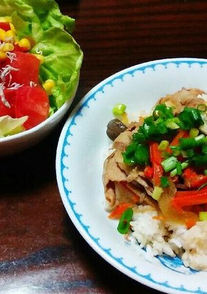 早く作った豚丼-レシピのメイン写真