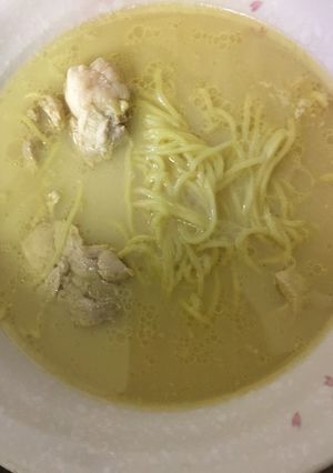 豚骨ラーメン 鶏モモ肉入り-レシピのメイン写真