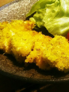 子供絶賛☆カレー風味のムネ肉パン粉焼き☆-レシピのメイン写真