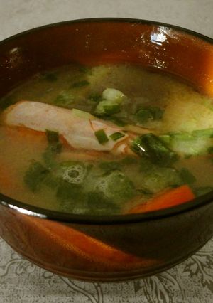 海老のお味噌汁-レシピのメイン写真