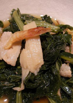 栄養満点！！豚バラと小松菜の煮物-レシピのメイン写真