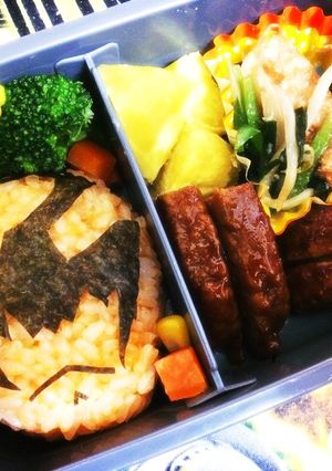 キュウレンジャーキャラ弁★サソリオレンジ-レシピのメイン写真