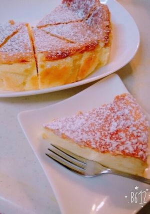 混ぜて焼くだけ簡単ベイクドチーズケーキ-レシピのメイン写真