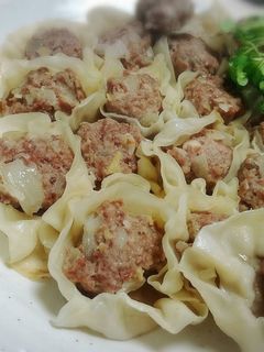 餃子の皮で簡単焼きシュウマイ♪-レシピのメイン写真