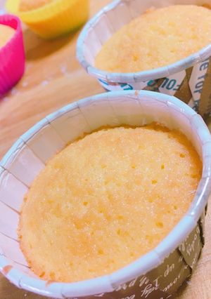 バターがジュワッと！プレーンカップケーキ-レシピのメイン写真