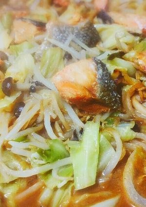 簡単！北海道の味♪鮭のちゃんちゃん焼き♪-レシピのメイン写真