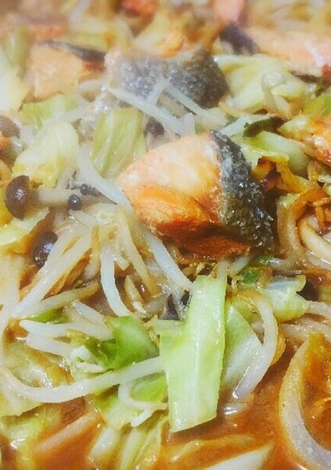 簡単！北海道の味♪鮭のちゃんちゃん焼き♪-レシピのメイン写真