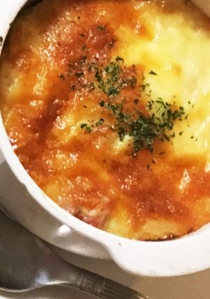 簡単！絶品！明太もちのポテトチーズ焼き-レシピのメイン写真