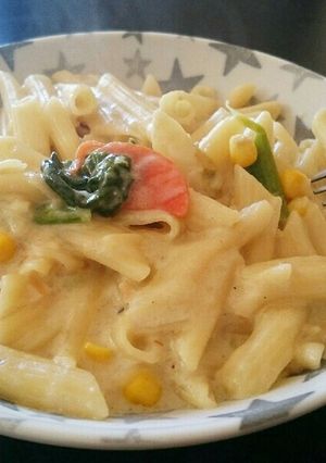 残り物で☆グラタン風ペンネランチ-レシピのメイン写真