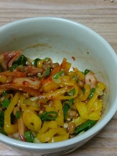 たくあんキムチ納豆-レシピのメイン写真