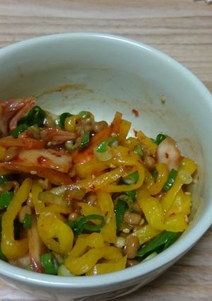 たくあんキムチ納豆-レシピのメイン写真