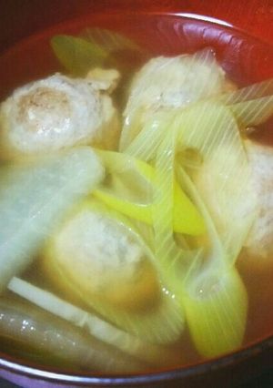 簡単！和食のお共にさっぱりつみれ汁♪-レシピのメイン写真